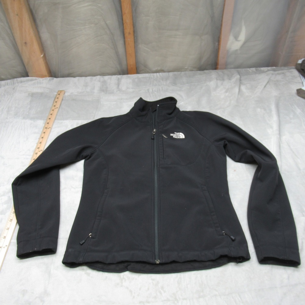 North Face Jacket Womens Small Black Apex Bionic Softshell‎ Wind Water Resistant